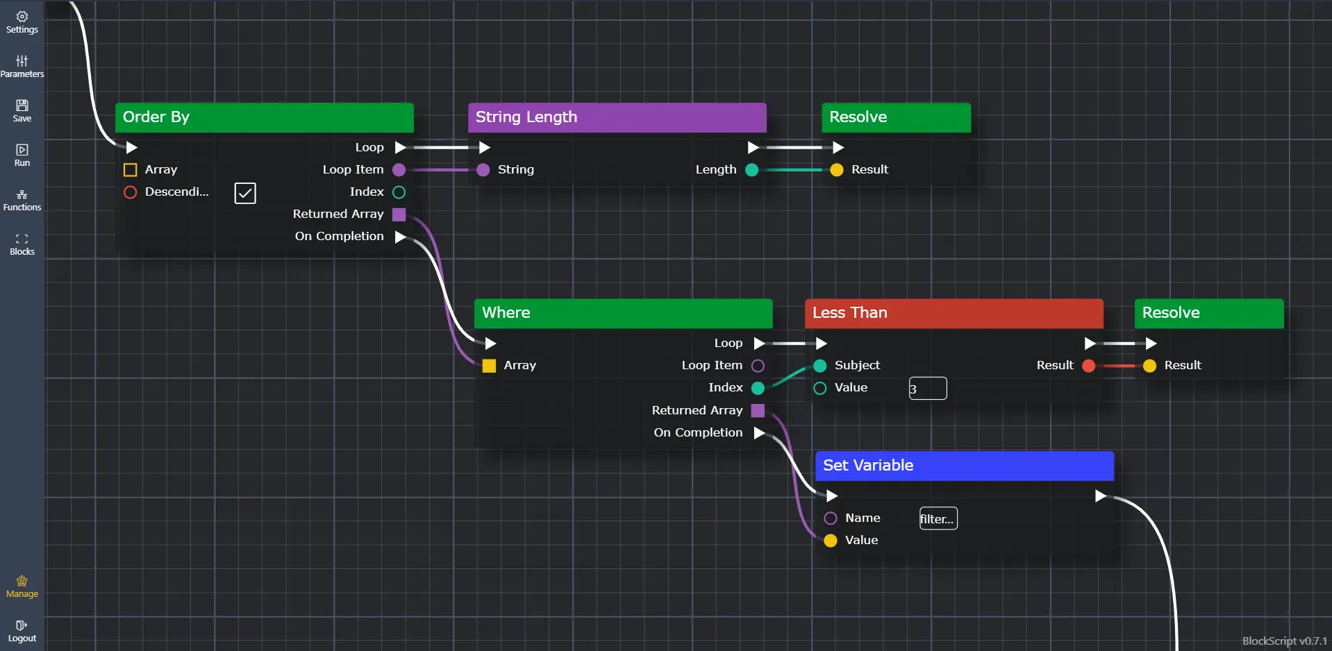 BlockScript preview